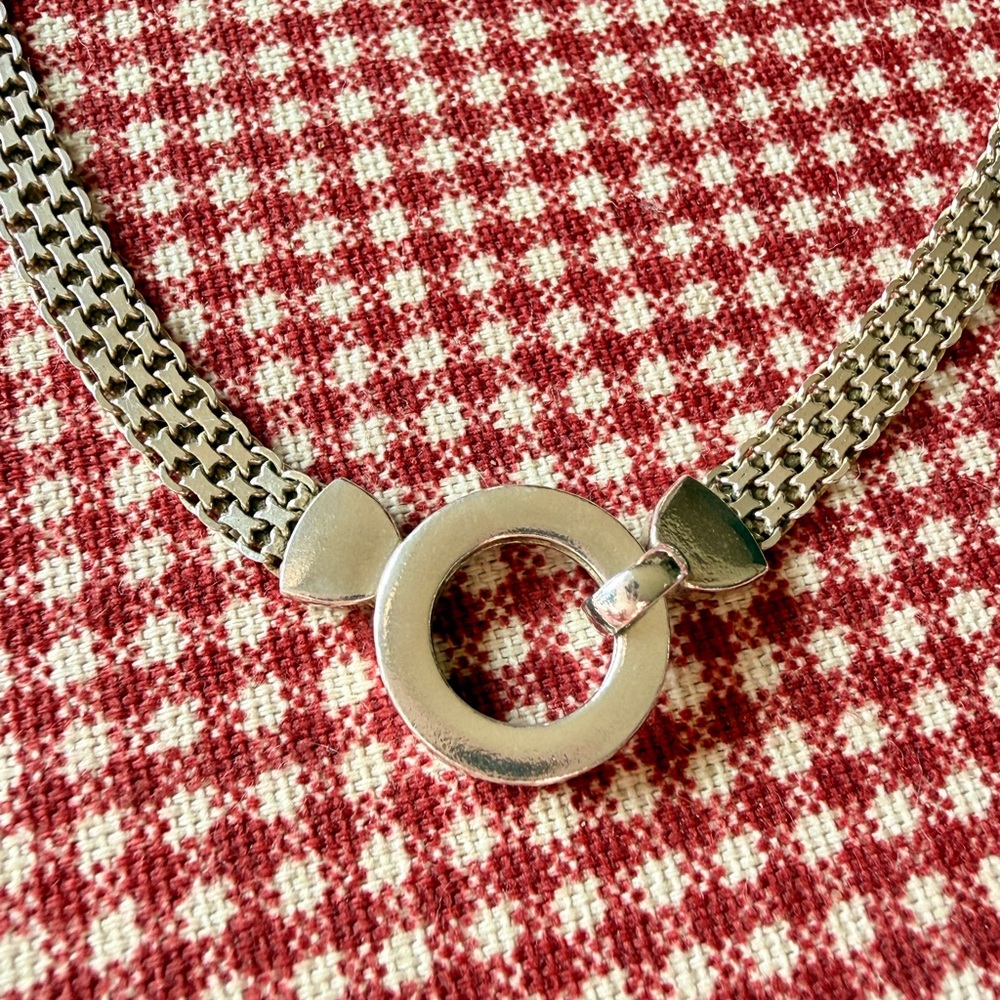 Talisa Sterling Silver O-ring unique necklace